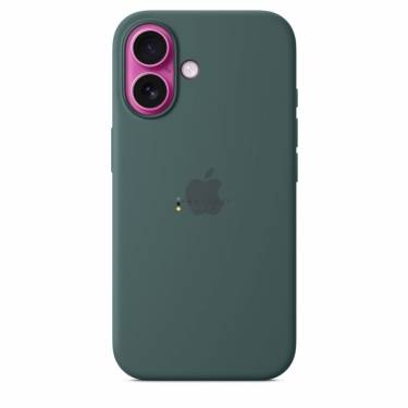 Apple iPhone 16 Silicone Case with MagSafe Lake Green (Seasonal)